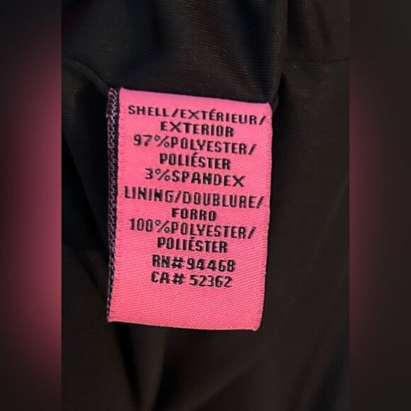 Betsey Johnson Black Sheath Midi Dress with Puff Sleeves - Picture 5 of 8